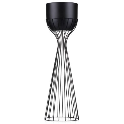 Metall-Blumentopf LOFT 68x20 cm schwarz