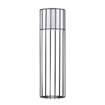 Metall-Blumentopf LOFT 70x20 cm schwarz/weiß