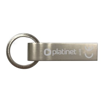 Metall wasserdicht Flash Disk USB 64GB matt Chrom