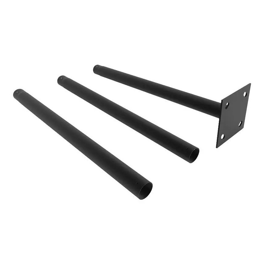 Metallmast mit Ständer für Solarleuchte 3 m