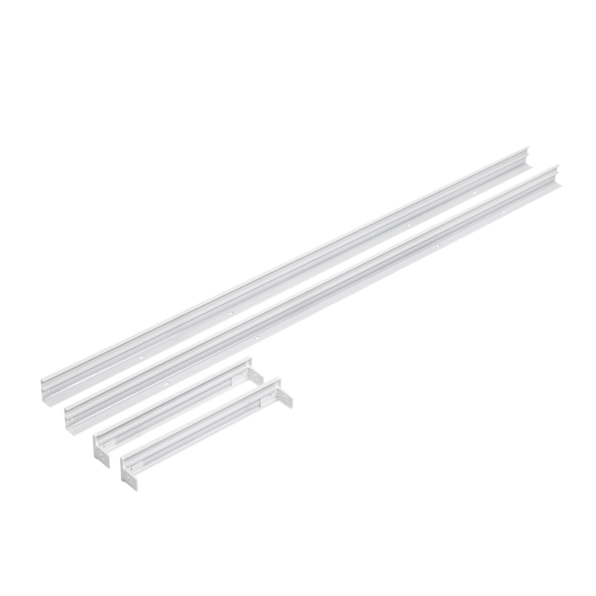 Metallrahmen für die Installation von LED-Panels 1200x300 mm weiß