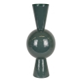 Metallvase 60x25 cm grün