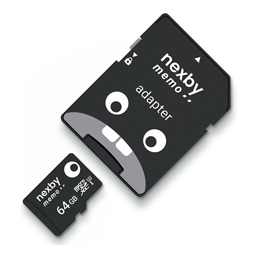 MicroSDXC 64GB U3 100MB/s + SD-Adapter