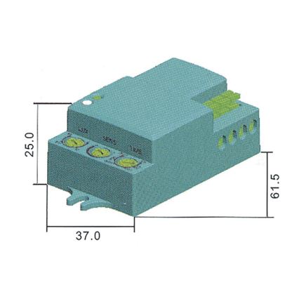 Mikrovellen-Bewegungssensor MW B 360° 1200W/230V weiß