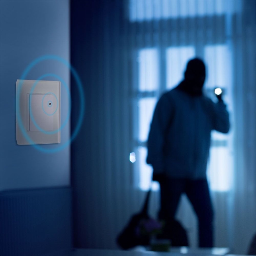Mikrowellen-Bewegungsmelder 180° 300W/230V weiß