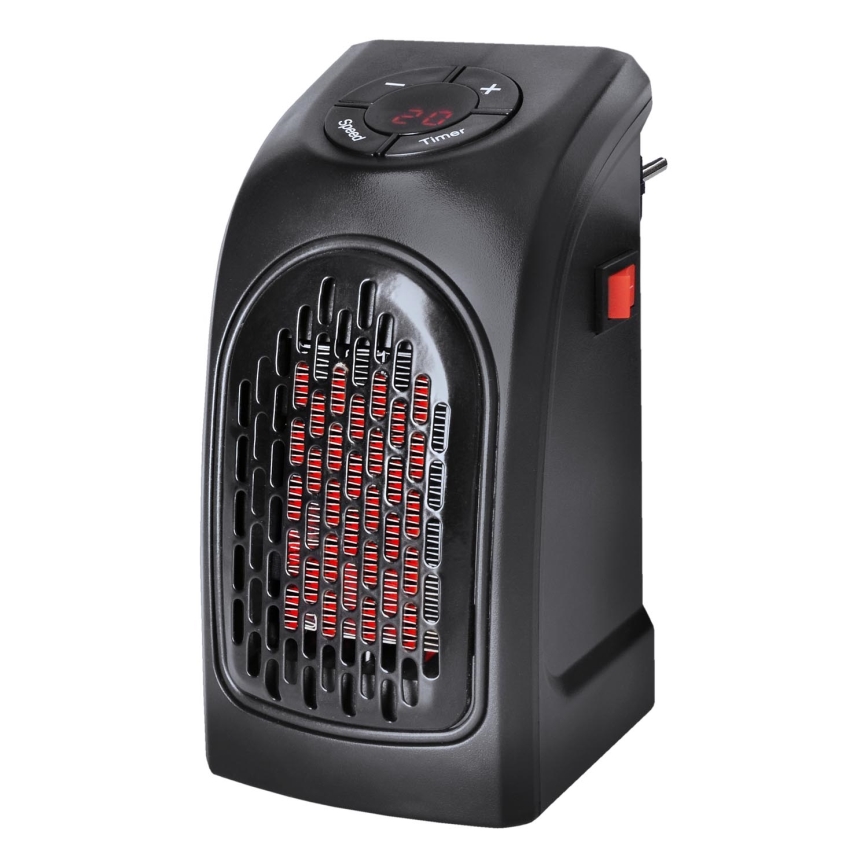Mini-Steckdosenventilator mit Keramik-Heizelement 350W/230V
