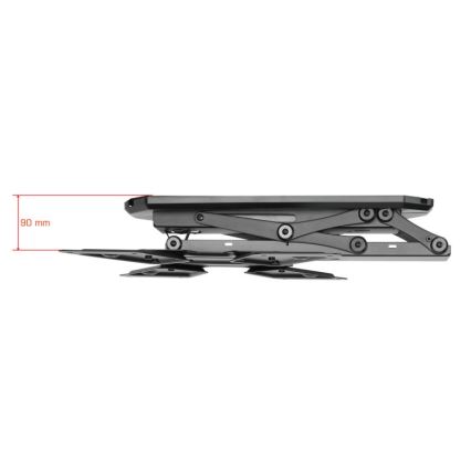 MK FLORIA MKF-20DM444 - Smart-Deckenhalterung für TV 55" schwarz Wi-Fi TUYA + Fernbedienung