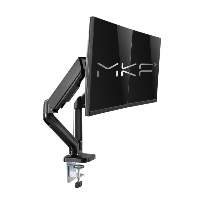 MK FLORIA MKF-21DP113S2 - Verstellbare Halterung für zwei 32-Monitore, schwarz