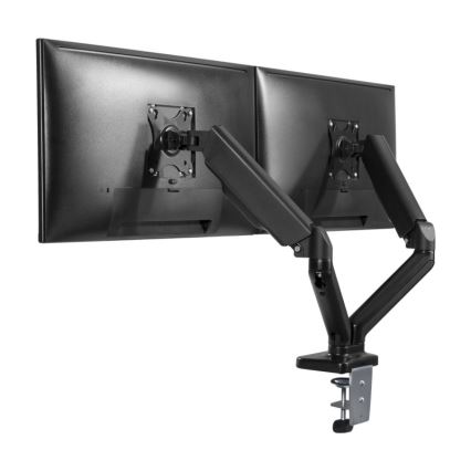 MK FLORIA MKF-21DP113S2 - Verstellbare Halterung für zwei 32-Monitore, schwarz