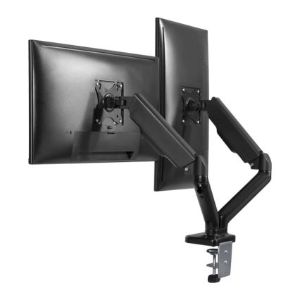 MK FLORIA MKF-21DP113S2 - Verstellbare Halterung für zwei 32-Monitore, schwarz