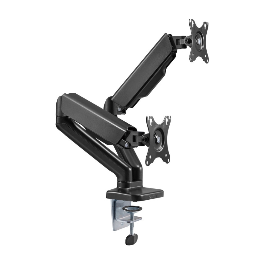 MK FLORIA MKF-21DP113S2 - Verstellbare Halterung für zwei 32-Monitore, schwarz