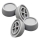 MK FLORIA Superior Anti-vibration PADS - Antivibrations-Gummipads für Waschmaschinen 4 Stk.