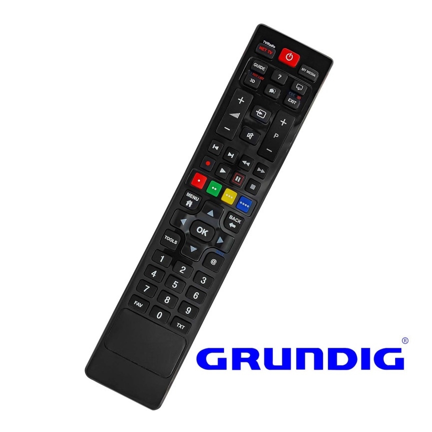 MK FLORIA Superior FB UNI TV Grundig - Ersatz-Fernbedienung für TV-Marke Grundig 2xAAA