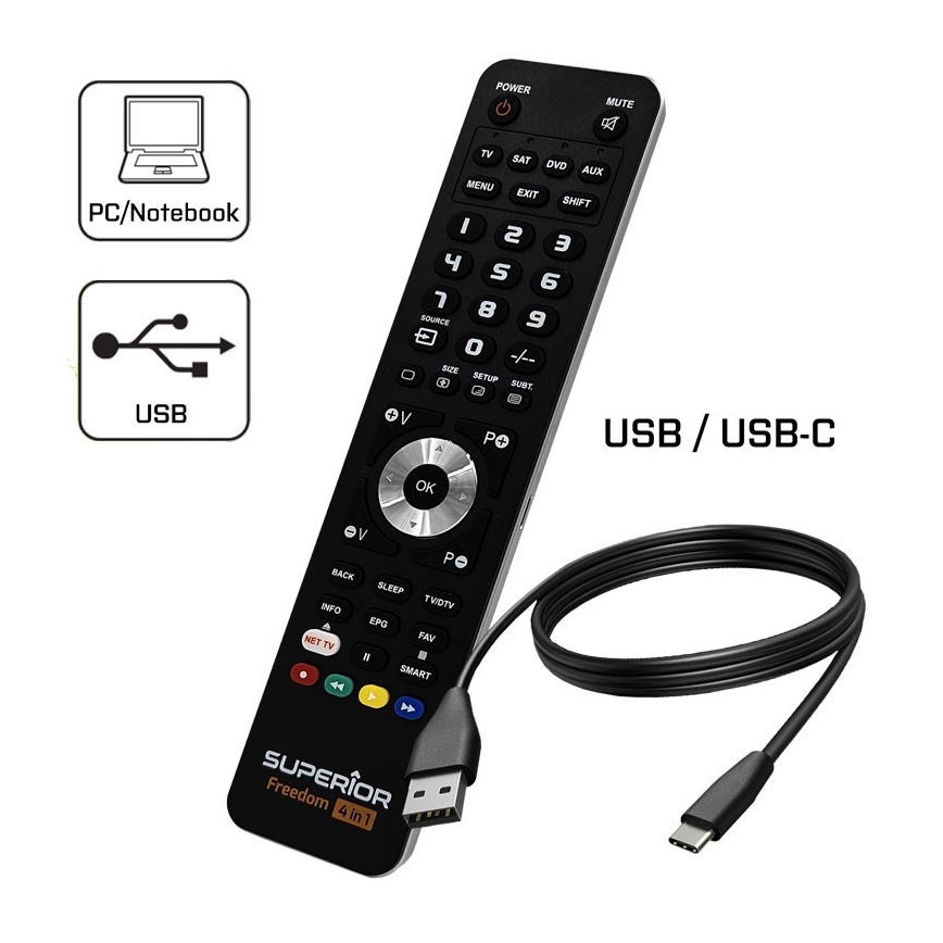 MK FLORIA Superior FREEDOM 4in1 USB - Fernbedienung 4in1 USB