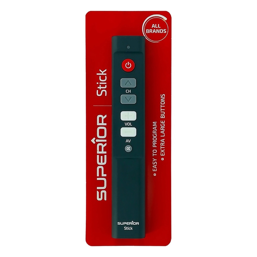 MK FLORIA Superior STICK - Fernbedienung für TV/Audio/Video 2xAAA