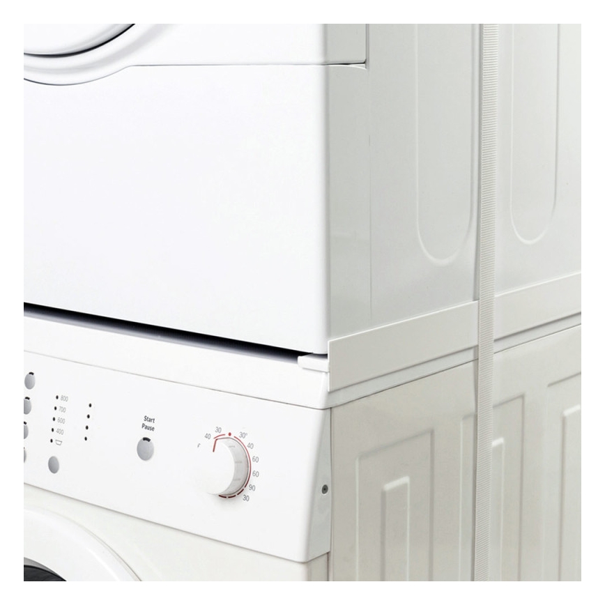 MK FLORIA Superior Tower Slim - Zwischenstück für Waschmaschine und Trockner 66 cm weiß