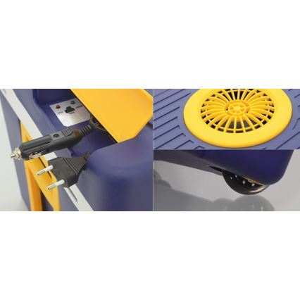Mobile Kühlbox 60W/230/12V 50 l blau/gelb