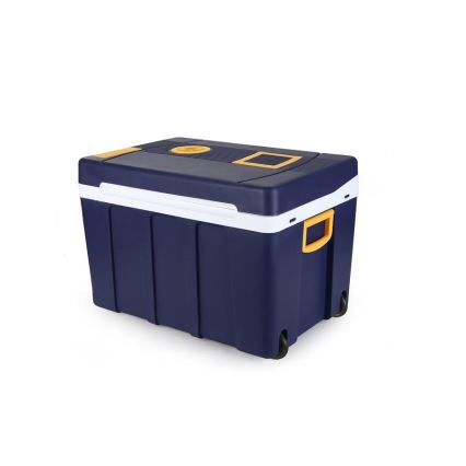 Mobile Kühlbox 60W/230/12V 50 l blau/gelb