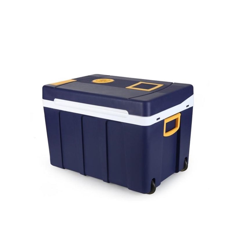 Mobile Kühlbox 60W/230/12V 50 l blau/gelb