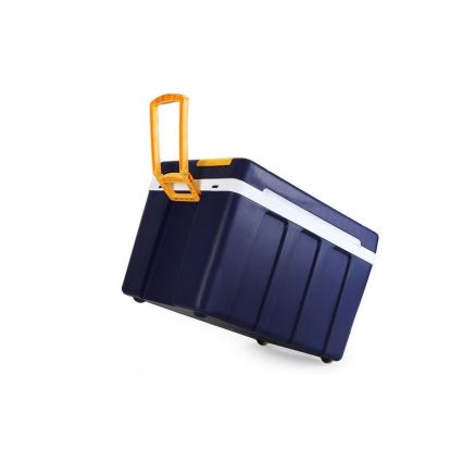 Mobile Kühlbox 60W/230/12V 50 l blau/gelb