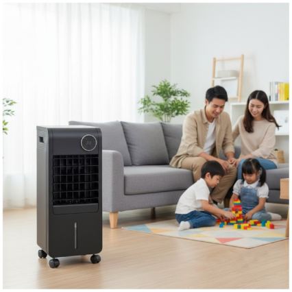 Mobile Verdunstungsklimaanlage VIENTO COOL-R 65W/230V schwarz + Fernbedienung