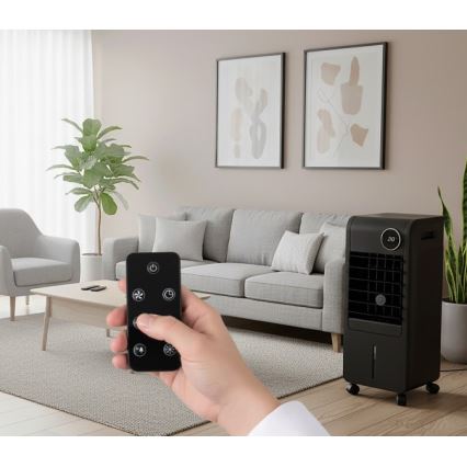 Mobile Verdunstungsklimaanlage VIENTO COOL-R 65W/230V schwarz + Fernbedienung