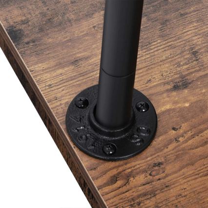 Mobiler Garderobenständer LINEA braun/schwarz