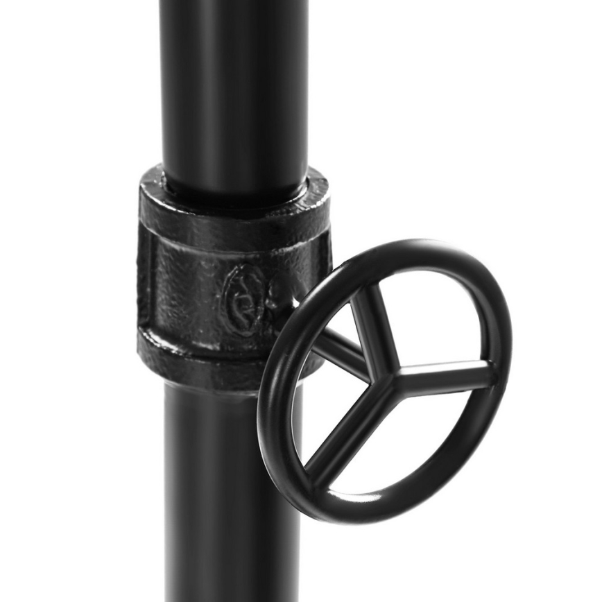 Mobiler Garderobenständer LINEA braun/schwarz