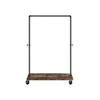 Mobiler Garderobenständer LINEA braun/schwarz