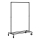 Mobiler Garderobenständer LINEA – schwarz