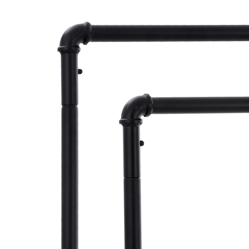 Mobiler Garderobenständer LINEA, schwarz