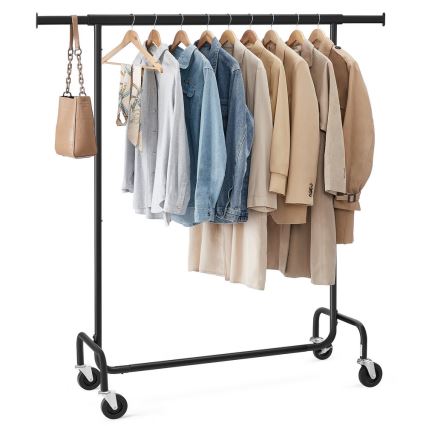 Mobiler Garderobenständer LINEA, schwarz