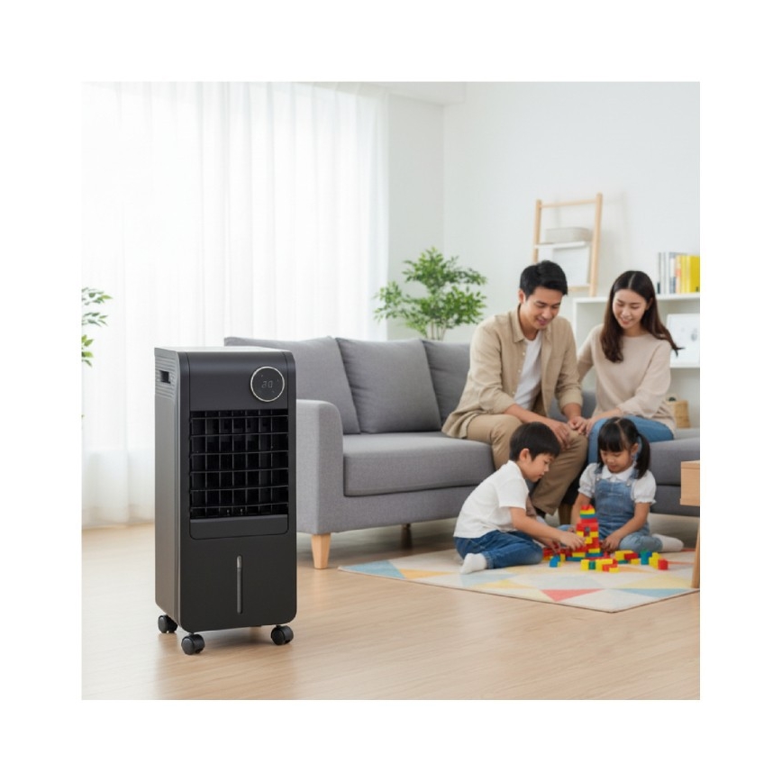 Mobiler Luftkühler VIENTO COOL-R 65W/230V schwarz + Fernbedienung