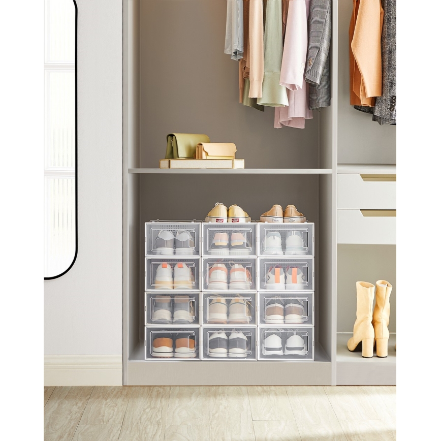 Modulares Regal mit Fächern BOXIFY in Weiß