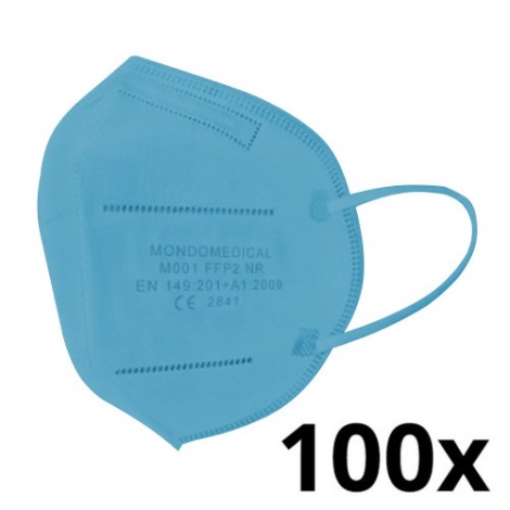 Mondo Medical Atemschutzmaske FFP2 NR Hellblau 100Stk