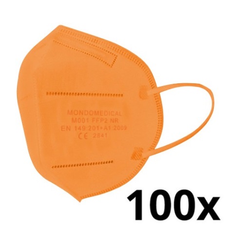 Mondo Medical Atemschutzmaske FFP2 NR Orange 100 Stk.