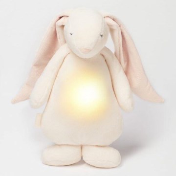 Moonie - Kuscheltier mit Melodie und Licht 2.0 Hase puderfarben