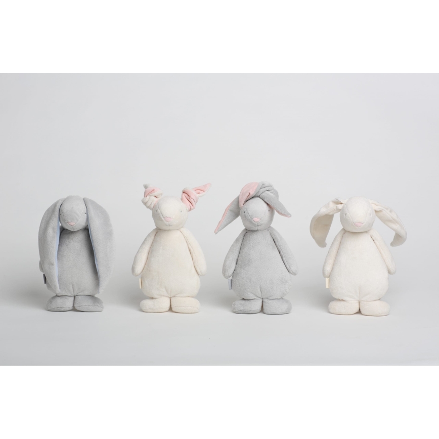 Moonie - Kuscheltier mit Melodie und Licht Häschen cremefarben