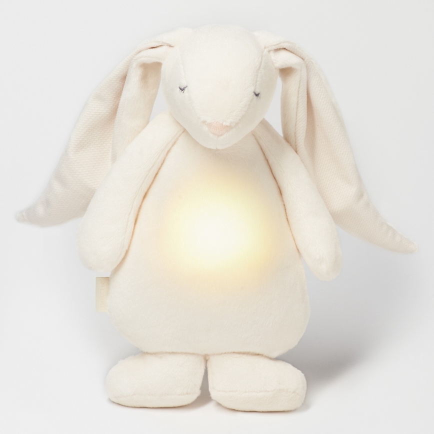 Moonie - Kuscheltier mit Melodie und Licht Hase 2.0 cremefarben