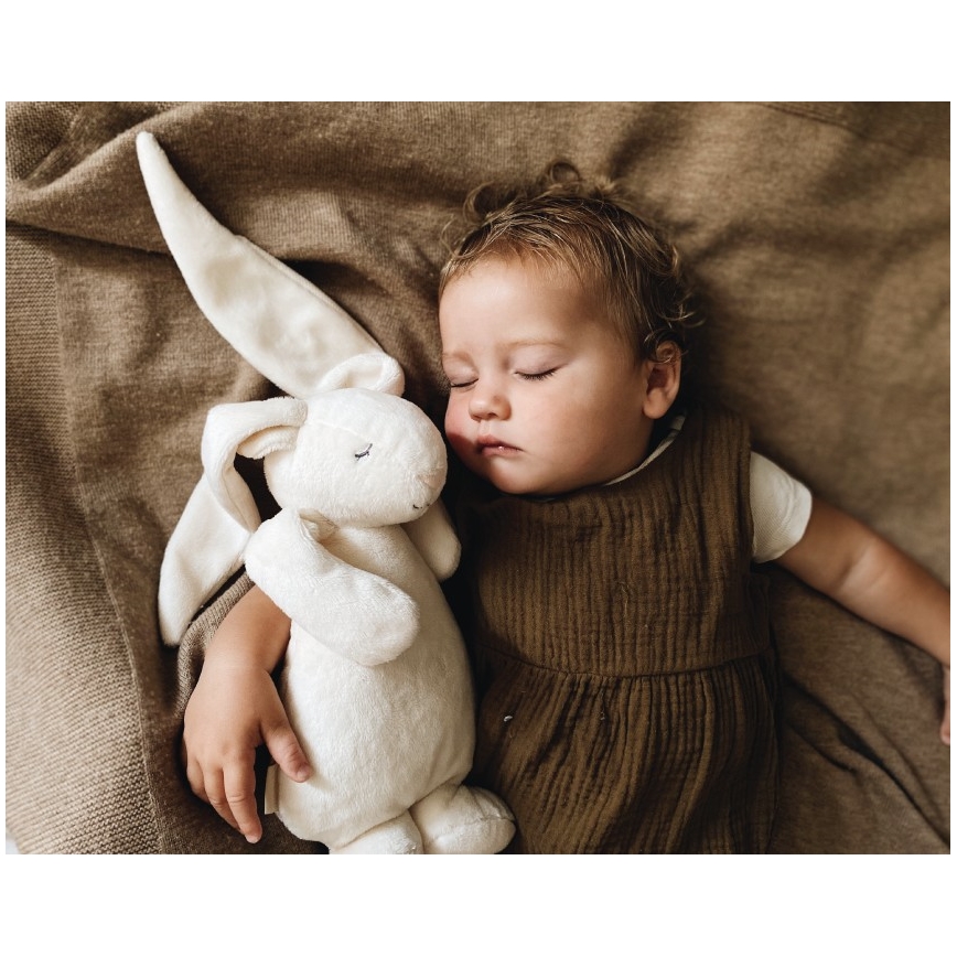 Moonie - Kuscheltier mit Melodie und Licht Hase 2.0 cremefarben