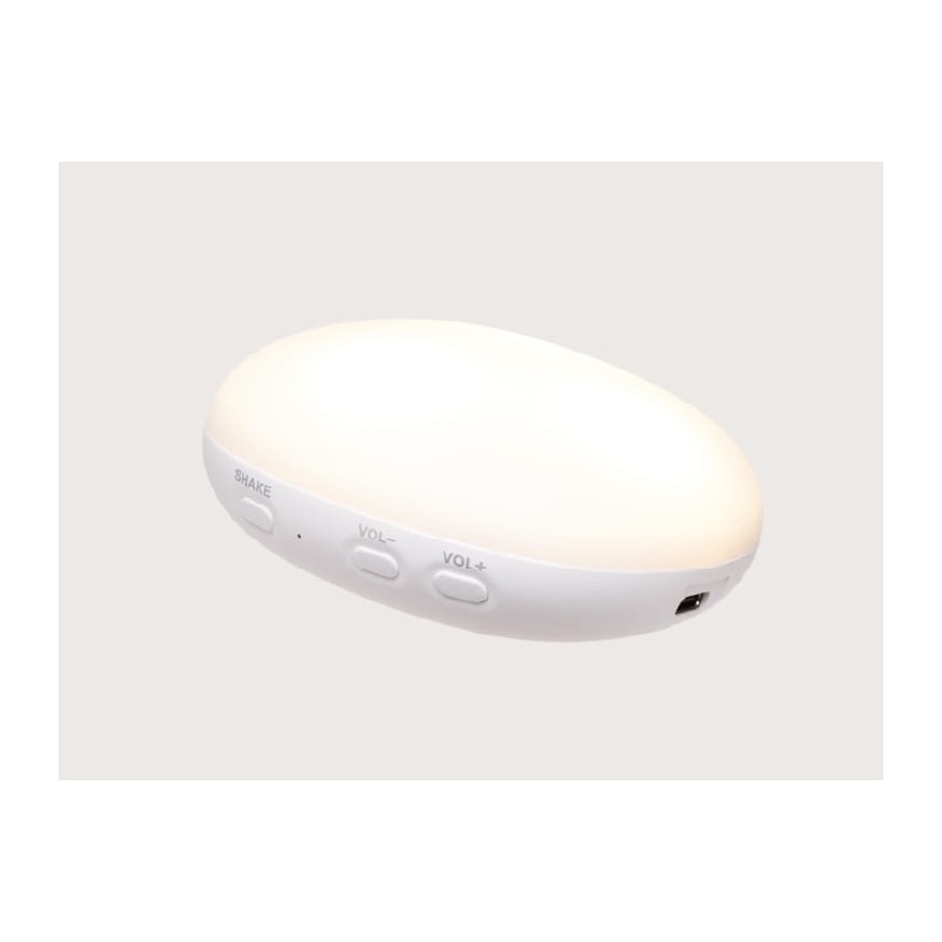 Moonie - Kuscheltier mit Melodie und Licht Hase 2.0 organic Polar