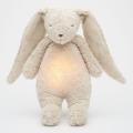 Moonie - Kuscheltier mit Melodie und Licht Hase 2.0 organic Sand