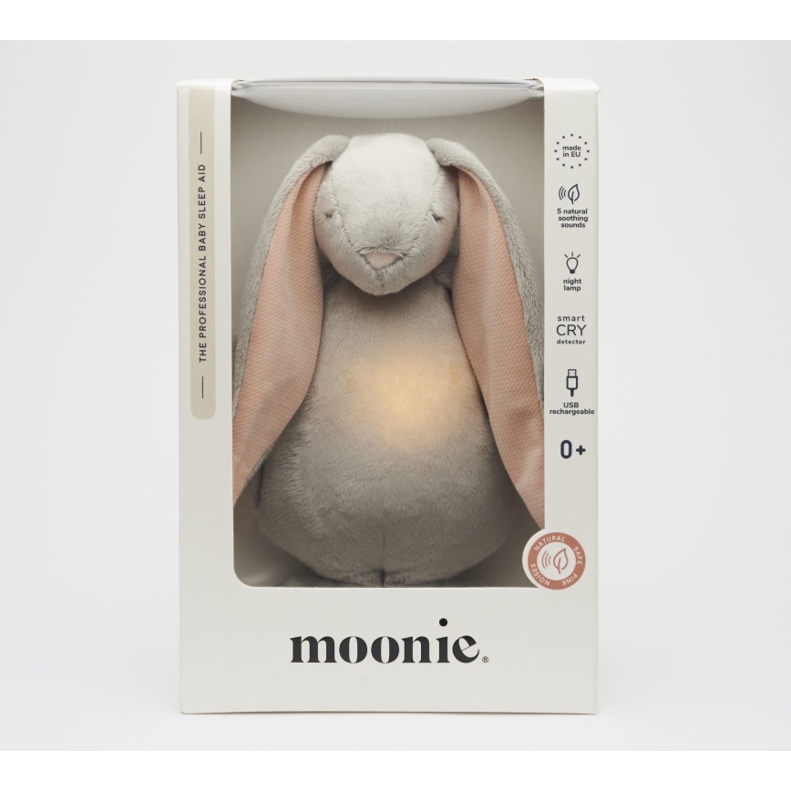 Moonie - Kuscheltier mit Melodie und Licht Hase 2.0 Wolke