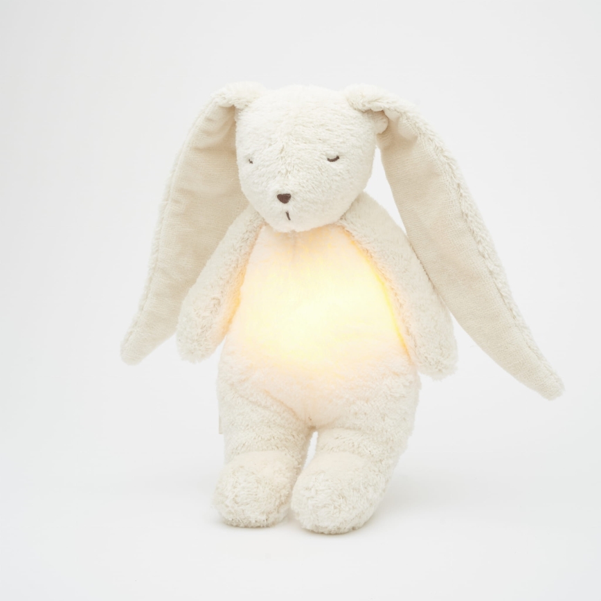 Moonie - Kuscheltier mit Melodie und Licht Hase ökologisch Polar Natur