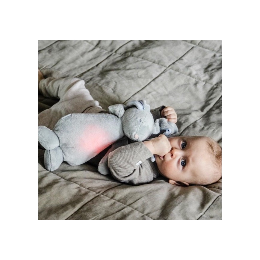 Moonie - Kuscheltier mit Melodie und Licht Hase sky