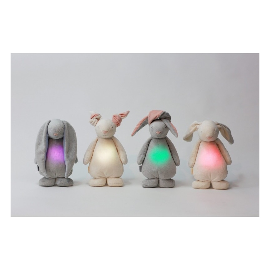 Moonie - Kuscheltier mit Melodie und Licht Hase sky