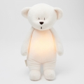 Moonie - Kuscheltier mit Melodie und Licht kleiner Bär 2.0 cremefarben