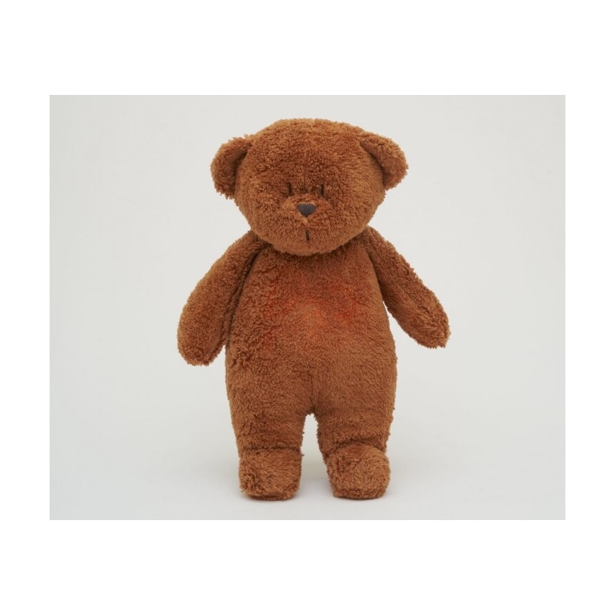 Moonie - Kuscheltier mit Melodie und Licht kleiner Bär 2.0 organic Karamell