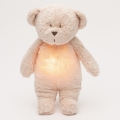 Moonie - Kuscheltier mit Melodie und Licht kleiner Bär 2.0 organic rosa
