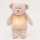 Moonie - Kuscheltier mit Melodie und Licht kleiner Bär 2.0 organic rosa